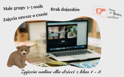 Angielski Online w Małych Grupach – 5/6 Osób w Twoim Domu – To Możliwe z Home of Bears